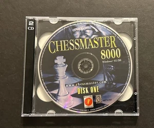 Vintage Chessmaster 8000 CD ROM Software, Original Case, 2 CD's, 2000, GC - Picture 1 of 3