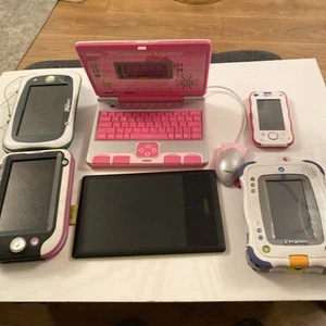 Leap Frog Leap Pad y paquete Vtech todo sin probar para repuestos y reparaciones - Imagen 1 de 15