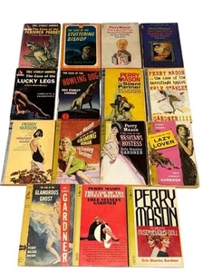 Lot 15 Erle Stanley Gardner Pocket Books PB - Perry Mason 40’s 50’s 60’s - Fair - Imagen 1 de 6