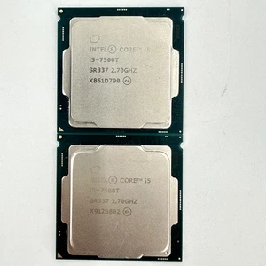 Lot of 2 Intel Core i5-7500T SR337 2.70 ghz Desktop CPU Processors Quad Core - Picture 1 of 6
