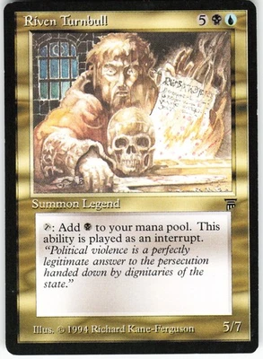 Riven Turnbull U Legends LEG   MTG NM - Image 1 of 2