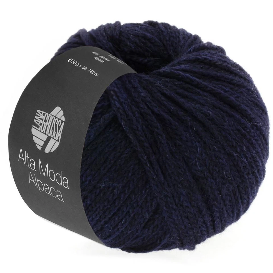 Wolle Kreativ! Lana Grossa - Alta Moda Alpaca - Fb. 5 nachtblau 50 g - Bild 1 von 1