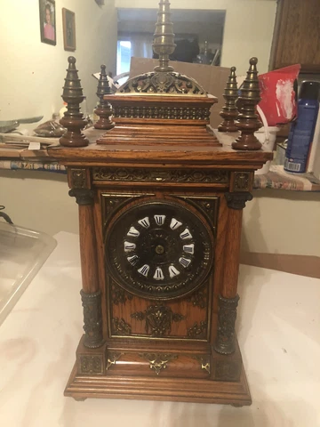 Ansonia Antique Clock Cabinet Clock / Bracket Clock Cover