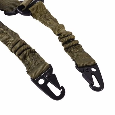 Hunting Adjustable Two 2 Points Rifle Gun Sling Strap Hook Rifle Slings - Image 1 of 4