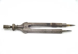 ANTIK 1894 Pat. Date Eagle Pencil Co. Ausgefallener Zeichenkompass mit Gravur  - Bild 1 von 4