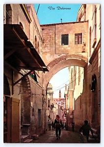 Alte Postkarte Jerusalem - Via Dolorosa um 1970 - Bild 1 von 2