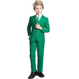 Boys Suit Formal Kids Wedding Dress Party For Boy Slim Fit Casual Outfit 3 Piece - Picture 1 of 27