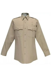 Flying Cross Long Sleeve Poly/Rayon Uniform Shirt California Highway Patrol CHP - Picture 1 of 7