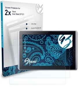 Bruni 2x Protective Film for Asus Eee Slate EP121 Screen Protector - Picture 1 of 8