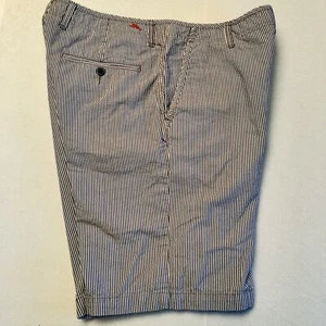 Pantalones Cortos Tommy Bahama Paradise Nation Hombres Talla 34/10 Rayas Seersucker Frente Plano - Imagen 1 de 8