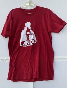 Star Wars Lando T Shirt Red Sz Large - Picture 1 of 4
