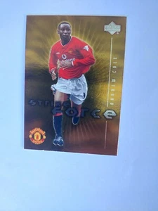 2001 Upper Deck Manchester United "STRIKE FORCE" Card: Andrew COLE - SF2 - NM/M - Picture 1 of 2