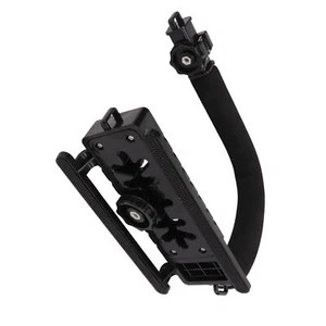 U C Shape Video Action Stabilizing Handle Grip Abs Sponge Black Hand Set - Picture 1 of 24