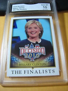 HILLARY CLINTON 2016 DECISIÓN FINALISTAS # 82 CALIFICADO 10 L@@K - Imagen 1 de 1