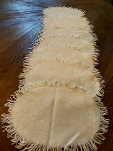Vinitage Irish Linen Damast Unterteller Tee Deckchen (8) - Bild 1 von 5