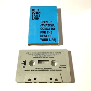 Dirty Dozen Brass Band - Open Up (Cassette Single, 1992) Rare HTF Promo - Picture 1 of 3