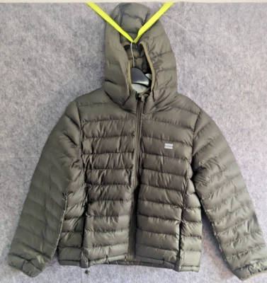 Levi's Women's Pandora Packable Jacket Ecodown Fibers Medium Green Water Repelle - Image 1 of 4
