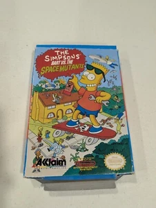NES The Simpsons Bart Vs Space Mutants Boxed No Manual Nintendo Original 1991 - Picture 1 of 12