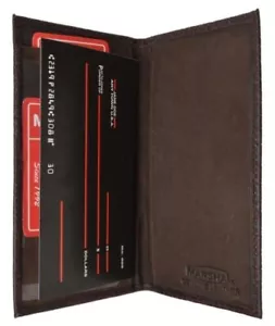 Brand New Hand Crafted Genuine Soft Snake Leather Bifold Checkbook Cover Marshal - Picture 1 of 8