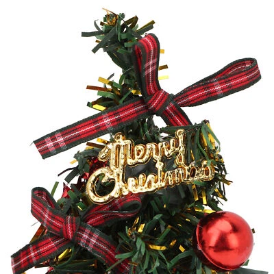 Tabletop Christmas Tree Cute Crafted with Stable Base Artificial Christmas Tree - Image 1 of 4