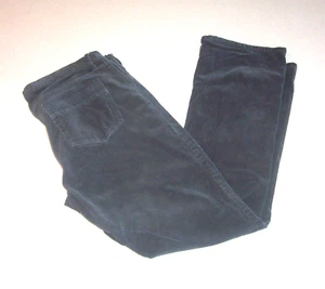 Pantalones de pana para mujer Old azul marino gris oscuro tiro medio corte bootcut 14 regulares - Imagen 1 de 5