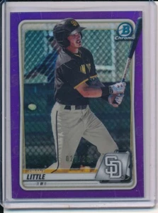 Grant Little 2020 Bowman Chrome Purple Refractor Baseball RC #/D /250 - Picture 1 of 1