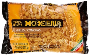 Shells Pasta, Noodles, Durum Wheat, Protein, Fiber, Vitamins, 7 Oz - Picture 1 of 5