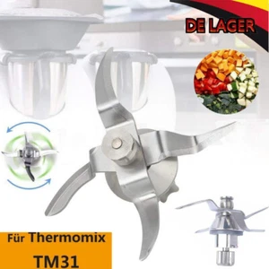 Messer Mixmesser für Vorwerk Thermomix TM31 Küchenmaschine Edelstahl Ersatzteile - Bild 1 von 18