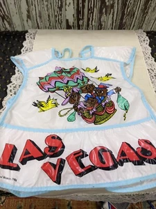Vintage Baby Lätzchen Las Vegas von Karol Western 1986 - Bild 1 von 6