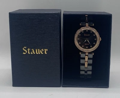 Stauer Women's 35780 Ceramic Watch USED VERY CLEAN FREE SHIPPING - Image 1 of 4