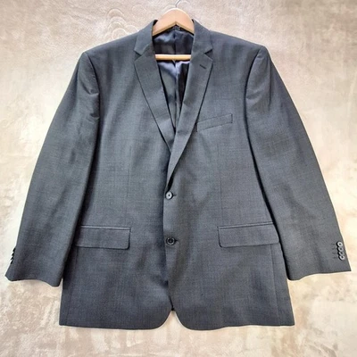 Blazer Marc Anthony Para Hombres 48R Gris Carbón Lana Mezcla Seda Dos Botones Abrigo Deportivo Foto 1 de 4
