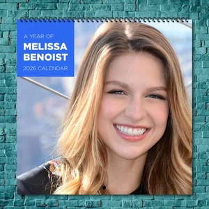 Melissa Benoist 2026 Wall Calendar, 12-Month Celebrity Fan Gift Collection - Picture 1 of 4