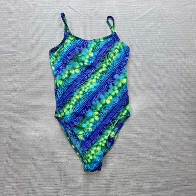 Traje de baño Beach Native para mujer 1 pieza retro Flower Power Boho 1 pieza - talla 16 Foto 1 de 4