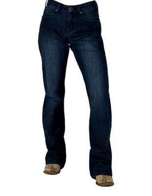 Jeans vaqueras Tuff Western para mujer Empower 40 X-largo lavado oscuro JEMPOW Foto 1 de 4