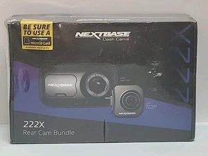 Paquete NextBase Dash Cams 222X de levas delanteras y traseras - Nuevo *Caja dañada* - Imagen 1 de 8
