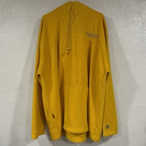 Vintage SOUTH POLE gelb Fleece Hoodie Sweatshirt Herren XXL Pullover warm Baggy - Bild 1 von 12