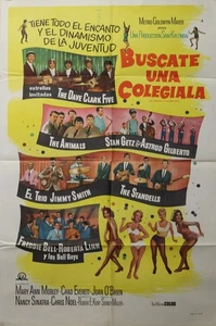 "GET YOURSELF A COLLEGE GIRL" Affiche originale argentine (The ANIMALS) 74x110cm - Picture 1 of 1