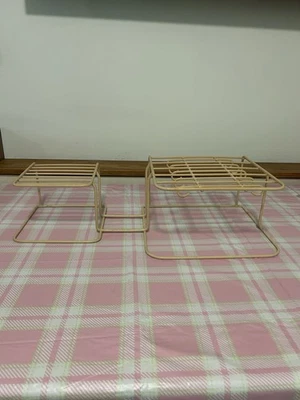 Vtg Rubbermaid Coated Wire Plate Dish Cup Organizer Mug Hooks Rack - Изображение 1 из 4