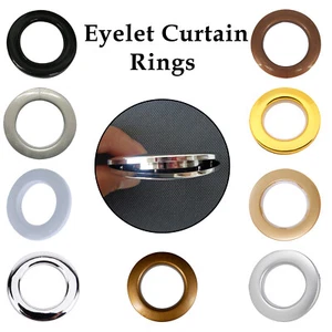 10 piezas ojal redondo de plástico cortinas persianas anillos cortina con clip 42 mm - Imagen 1 de 23