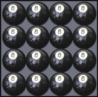 ISZY BILLIARDS Pool Balls - 16 Piece Cue Ball Set for Pool Table and Display - 2 1/4 Inch 6