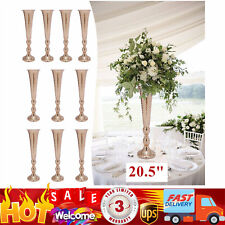 20.5" Tall Trumpet Vases Fit Wedding Centerpieces,10 pcs Vases Fit Living Room