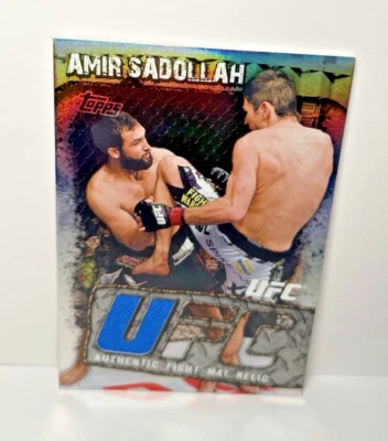 2010 Topps UFC Main Event Fight Mat Relics * Amir Sadollah * #FMR-ASA MMA card - Image 1 of 2