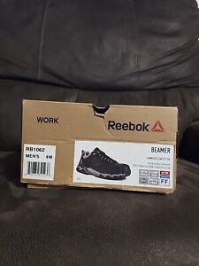 Reebok Work Men's Beamer Rb1062 Work Shoe, Black/Grey