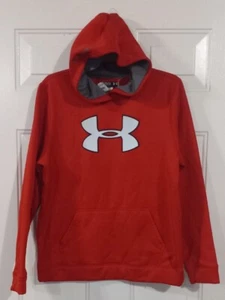 Under Armour Kids Red Pullover Sweater Boys Size Youth XLarge - Picture 1 of 4