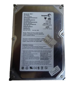 200 GB IDE SEAGATE Barracuda 7200.7 ST3200021A S/N: 3LJ16XB8 3,5" #FP4259 - Bild 1 von 3