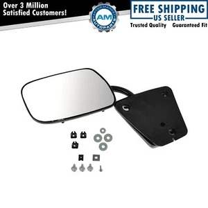 Mirror Manual Black LH Left Driver or RH Right Passenger Side for Chevy GMC - Picture 1 of 6