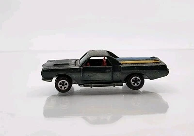 Vintage Custom Chevy El Camino ⚡ Johnny Lightning Topper Red Line  (Green) - Image 1 of 4