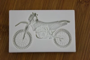 Stampo Moto Silicone Prove Moto Moto Bici Fondente Gelato Decorazione Torta - Foto 1 di 8