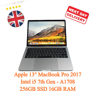 Apple 13" Inch MacBook Pro 2017 Intel i5 7th Gen 256GB SSD 16GB RAM - A1708