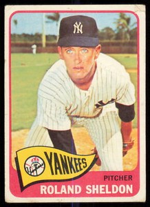 1965 Topps #254 Roland Sheldon New York Yankees